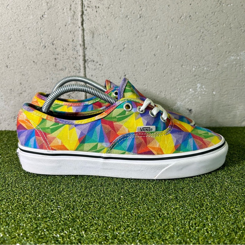 Vans Prism Kaleidoscope Multicolor Pattern Low Sneakers Shoes Women’s 7